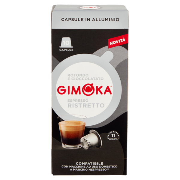 Gimoka Espresso Ristretto Compatibile Nespresso* 10 Capsule 55 g