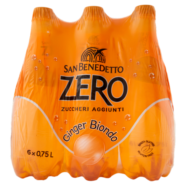 Ginger Biondo San Benedetto Zero 0,75 L PET x6