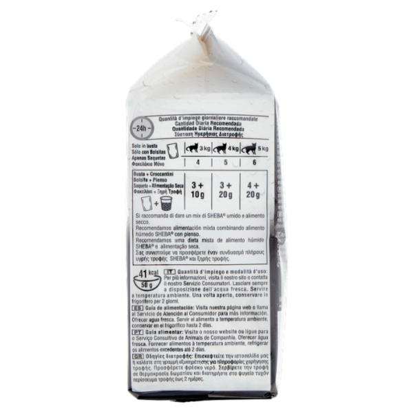 Sheba Délices du Jour in Salsa Cibo Umido Gatto con Pollo e Salmone 6 x 50 g