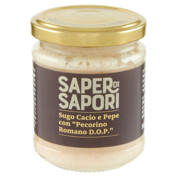 Selex Saper di Sapori Sugo Cacio e Pepe con Pecorino Romano D.O.P. 180 g
