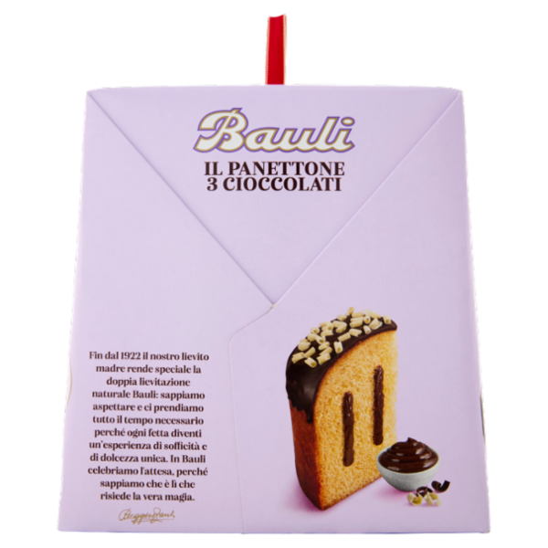 Bauli il Panettone 3 Cioccolati 750 g