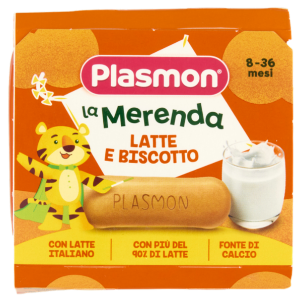 Plasmon la Merenda Latte e Biscotto 2 x 120 g