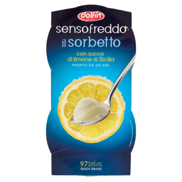 dolfin sensofreddo il sorbetto con succo di limone di Sicilia 2 x 100 ml
