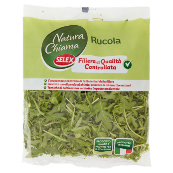 Selex Natura Chiama Rucola Lavata e Pronta per il Consumo 150 g
