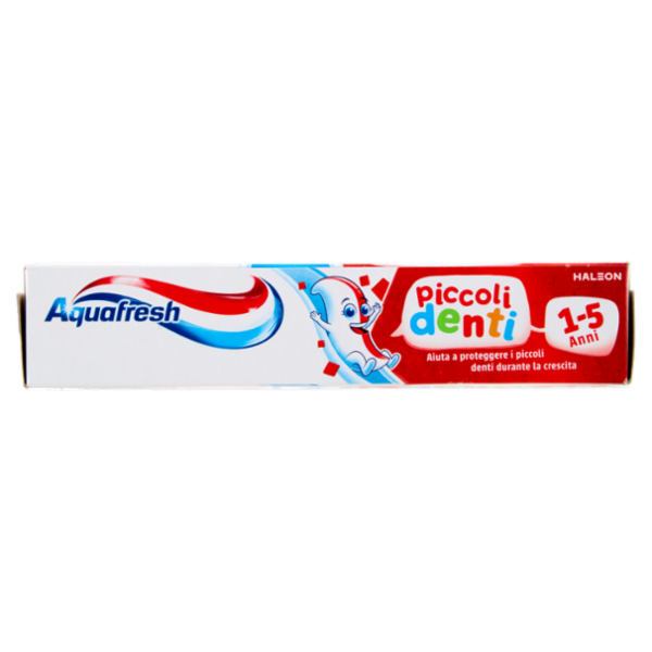 Aquafresh Piccoli Denti dentifricio igiene orale bambini 1-5 anni protegge dalle carie menta 50 ml
