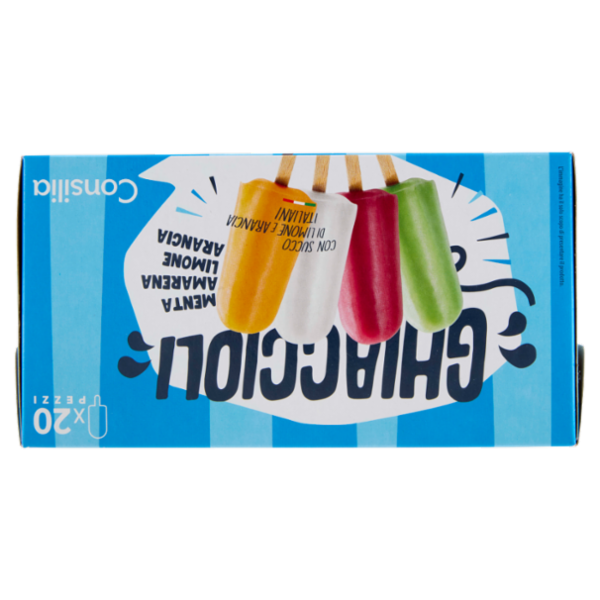 Consilia 20 Ghiaccioli Assortiti 1,5 kg