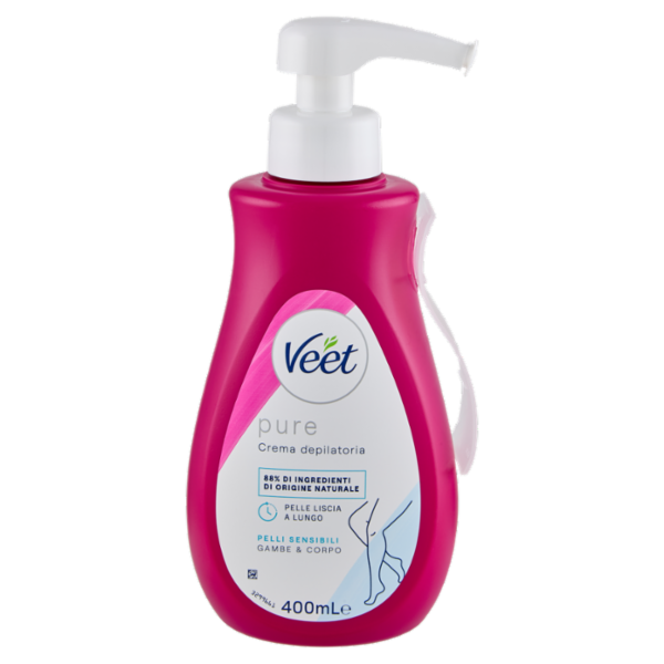 Veet pure Crema depilatoria Pelli Sensibili 400 mL