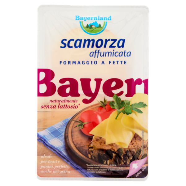 Bayernland scamorza affumicata Formaggio a Fette 100 g
