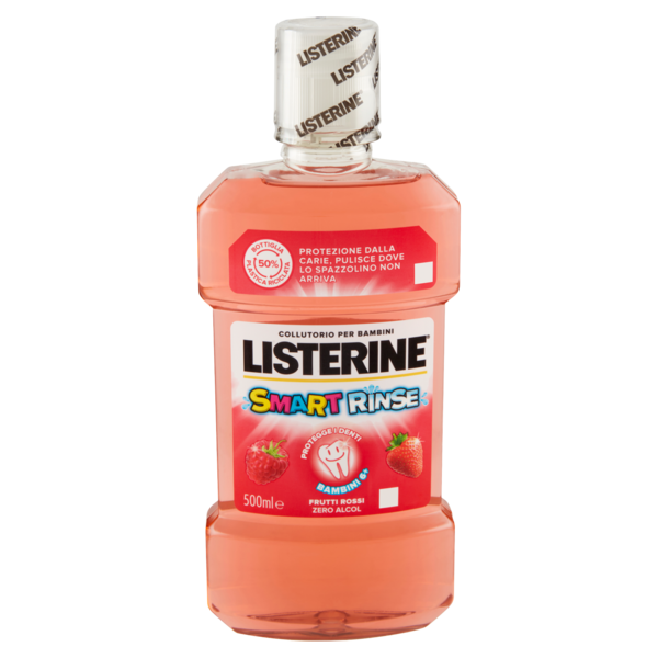 Listerine Smart Rinse Frutti Rossi 500 ml