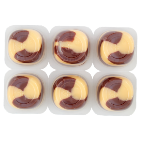 Milk Budino Doppio Gusto Cioccolato Vaniglia 6 x 60 g