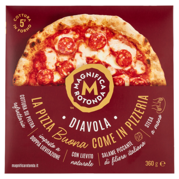 Magnifica Rotonda Pizza Diavola 360 g