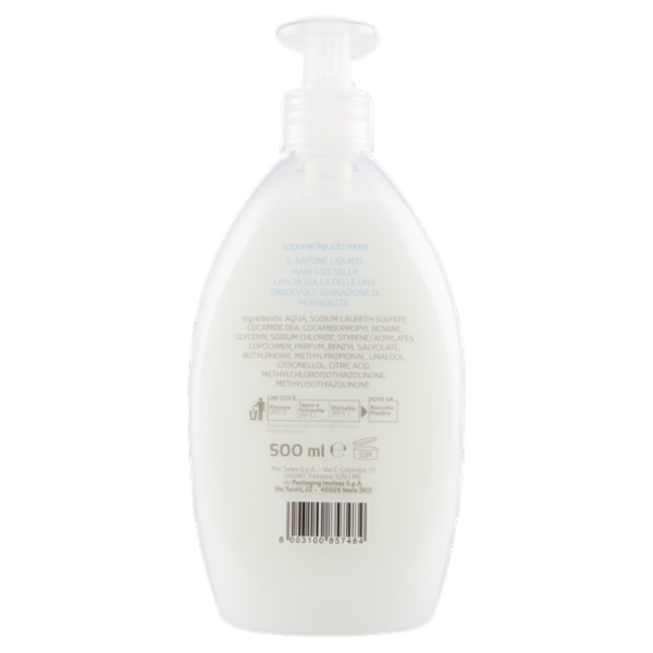 Selex Ego Sapone Liquido Mani Setificante 500 ml