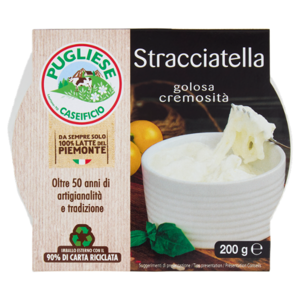 Caseificio Pugliese Stracciatella 200 g