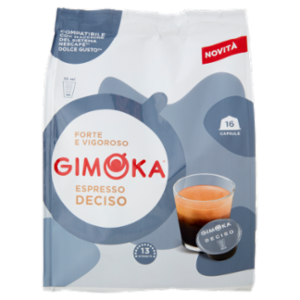 Gimoka Espresso Deciso Compatibile Nescafè* Dolce Gusto* 16 Capsule 112 g