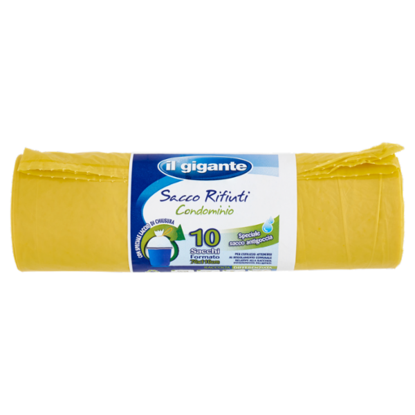 IL GIGANTE Sacco Rifiuti Condominio 70x110 cm 10 pz