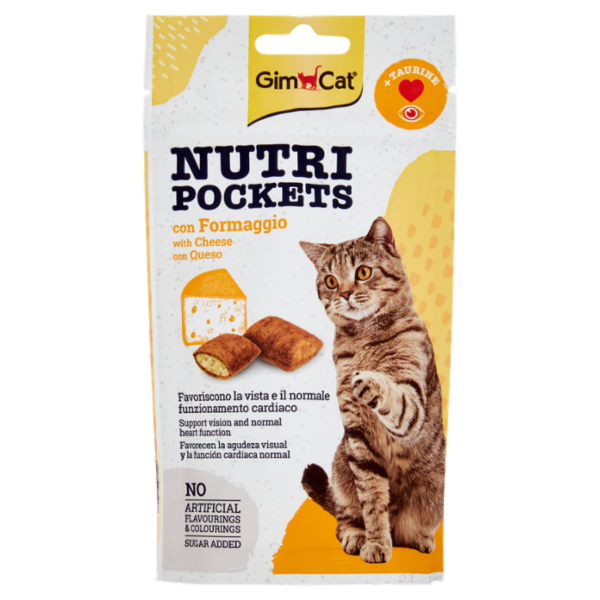 GimCat Nutri Pockets con Formaggio 60 g