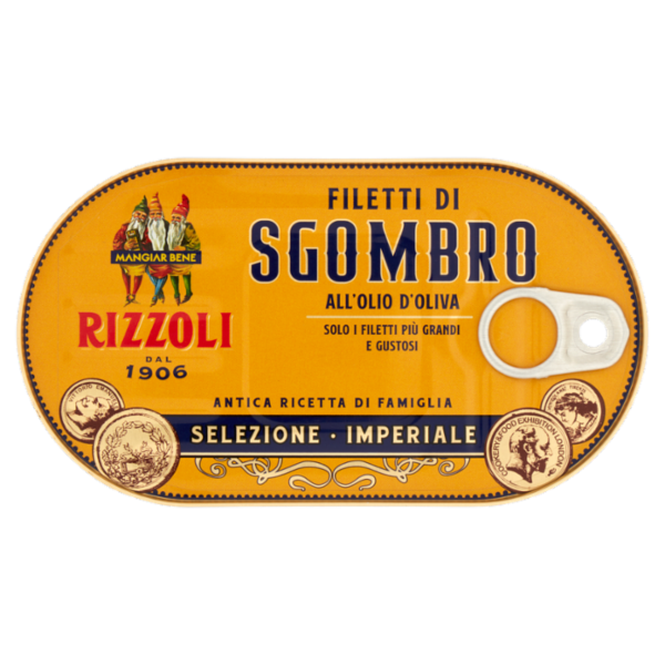 Rizzoli Filetti di Sgombro all'Olio d'Oliva Selezione Imperiale 160 g