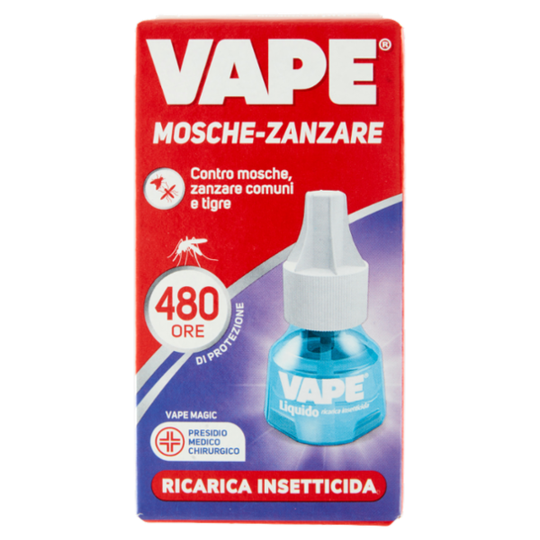 VAPE Mosche-Zanzare Liquido Ricarica 22 ml