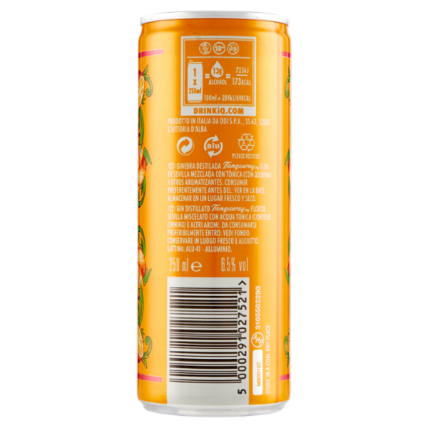 Tanqueray Flor De Sevilla Gin & Tonic 250 ml