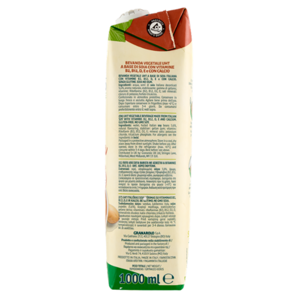 Bevanda Soia Barista 100% Vegetale Granarolo 1lt