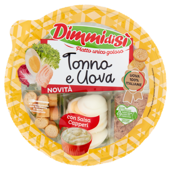 DimmidiSì Piatto unico goloso Tonno e Uova 190 g
