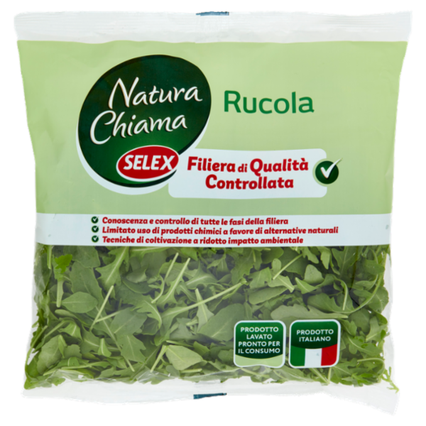 Selex Natura Chiama Rucola Lavata e Pronta per il Consumo 80 g