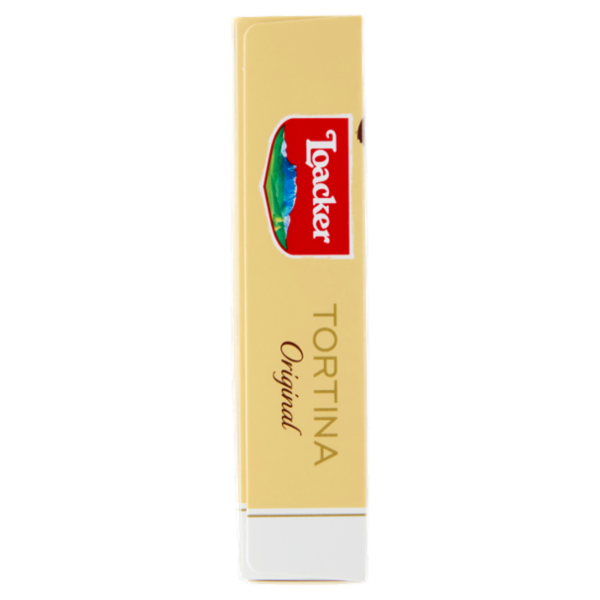 Loacker Tortina Original Wafer ricoperto di Cioccolato al Latte con crema di Nocciole Italiane 21gx6