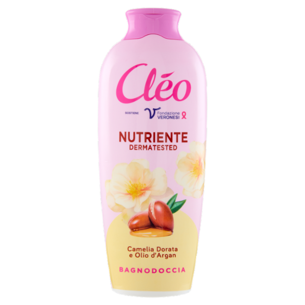 Cléo Nutriente Camelia Dorata e Olio d'Argan Bagnodoccia 750 ml