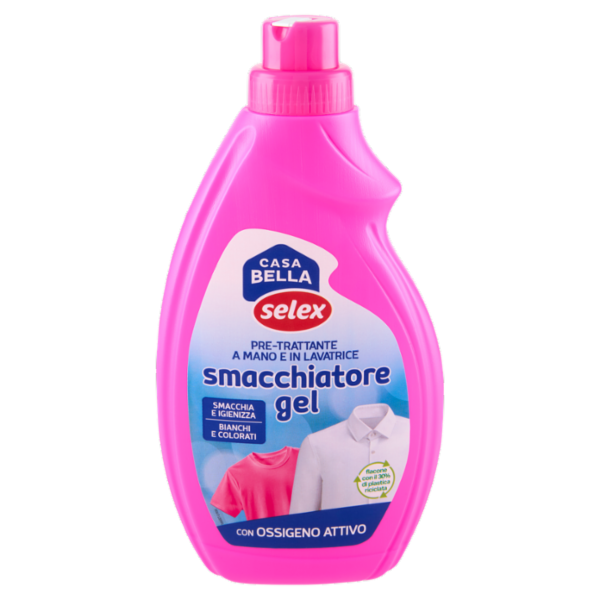 Selex Casa Bella Smacchiatore Gel Pre-Trattante a Mano e in Lavatrice 750 ml
