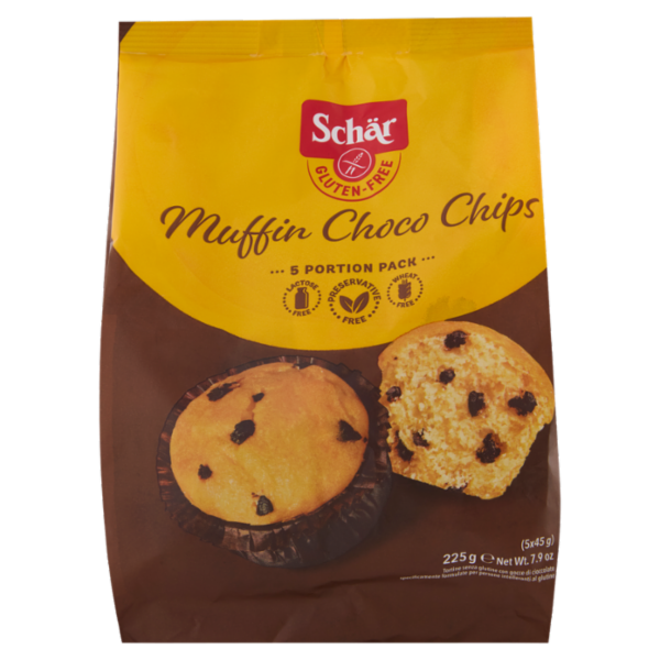 Schär Muffin Choco Chips 5 x 45 g