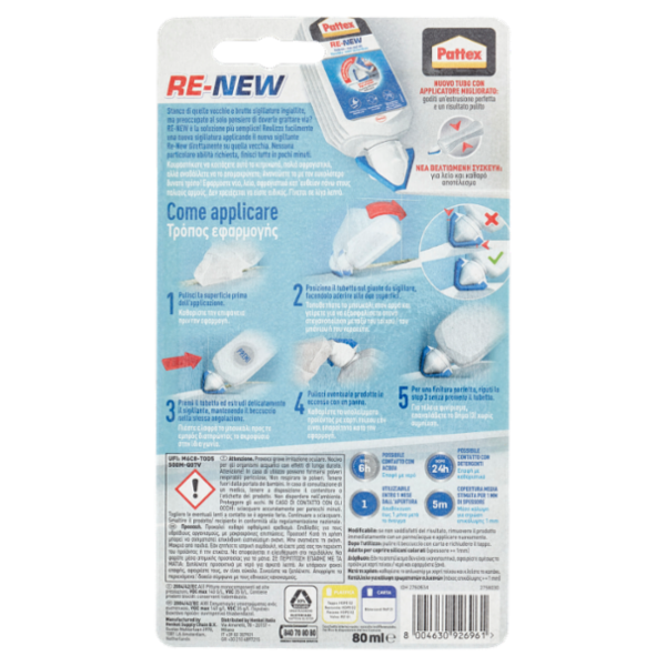 PATTEX Bagno Sano Re-New Bianco 80 ml