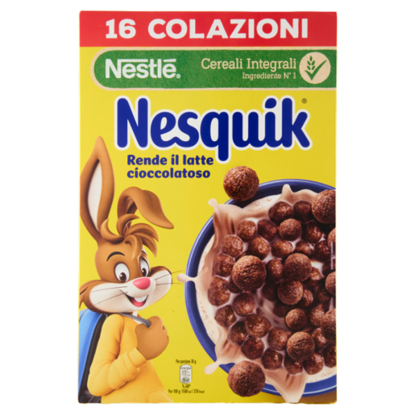 NESQUIK Palline con Cereali Integrali al Cacao 500g