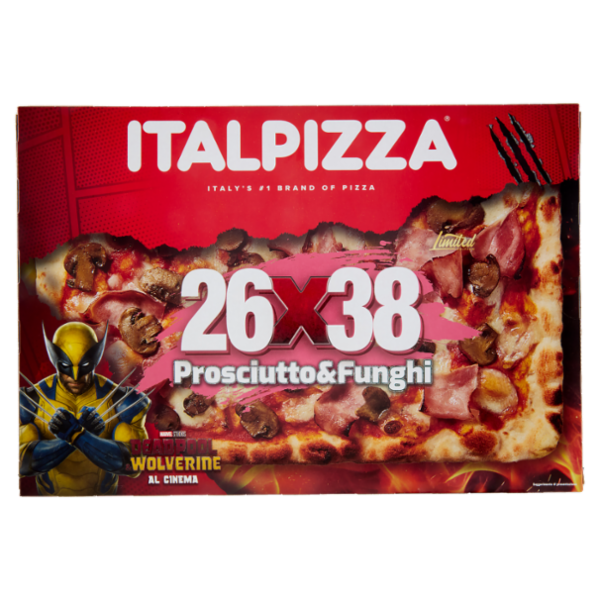Italpizza 26x38 Prosciutto&Funghi 570 g