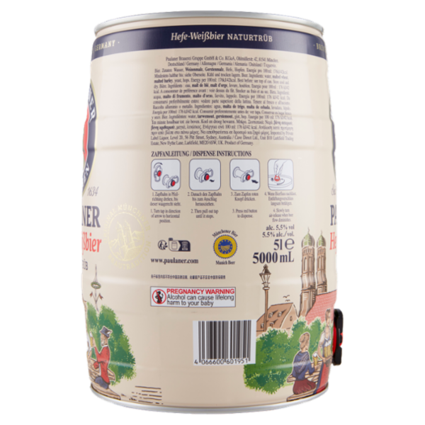 Paulaner Hefe-Weißbier 5 l