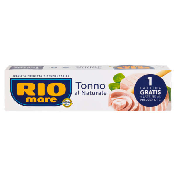 Rio mare Tonno al Naturale 4 x 80 g