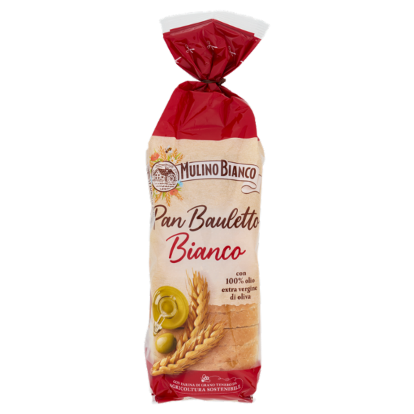 Mulino Bianco Pan Bauletto Bianco Pane Ideale per Panini 400g