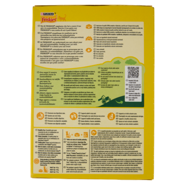 PURINA FRISKIES Adult Pesce dell'Oceano e con Verdure 400g