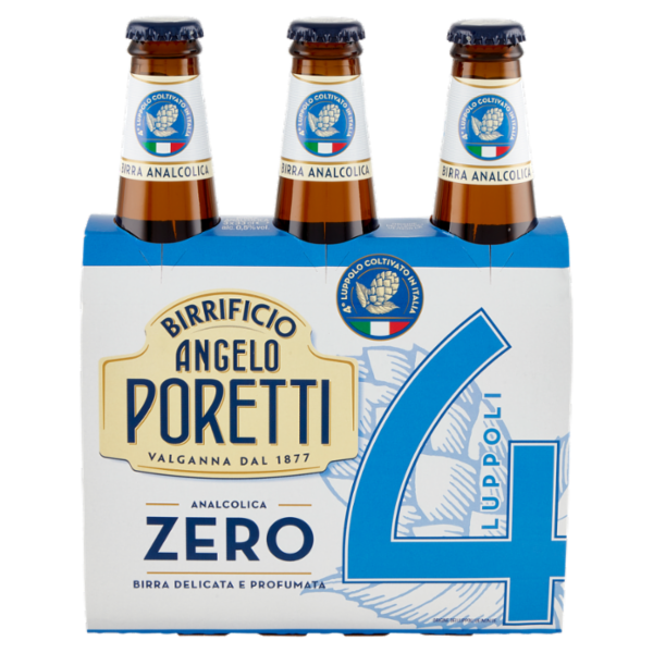Birrificio Angelo Poretti Analcolica Zero 4 Luppoli 3 x 33 cl