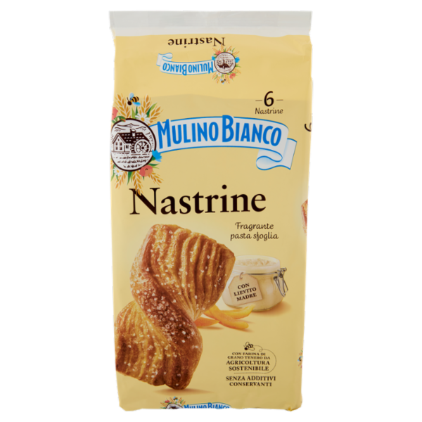 Mulino Bianco Nastrine Merenda Senza Additivi Conservanti 6 pezzi 240g
