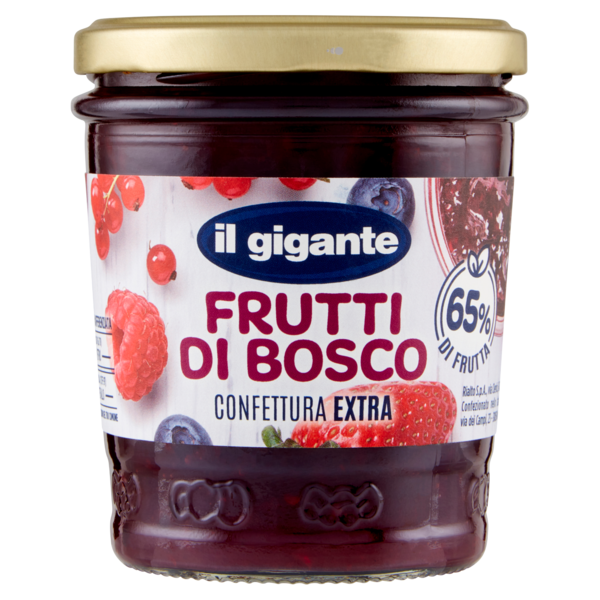 IL GIGANTE Frutti di Bosco Confettura Extra 320 g