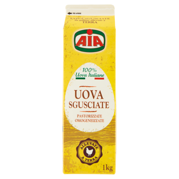 Aia Uova Sgusciate Pastorizzate Omogeneizzate 1 Kg