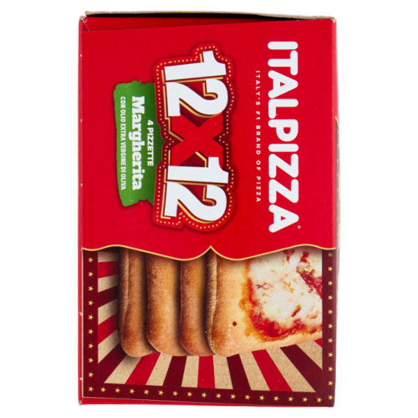 Italpizza 12x12 Margherita 4 x 90 g