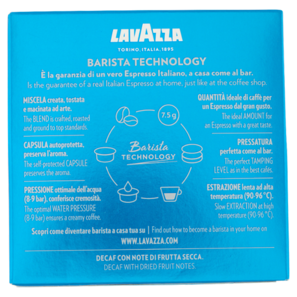 Lavazza A Modo Mio Decaf Classico 16 Capsule 120 g