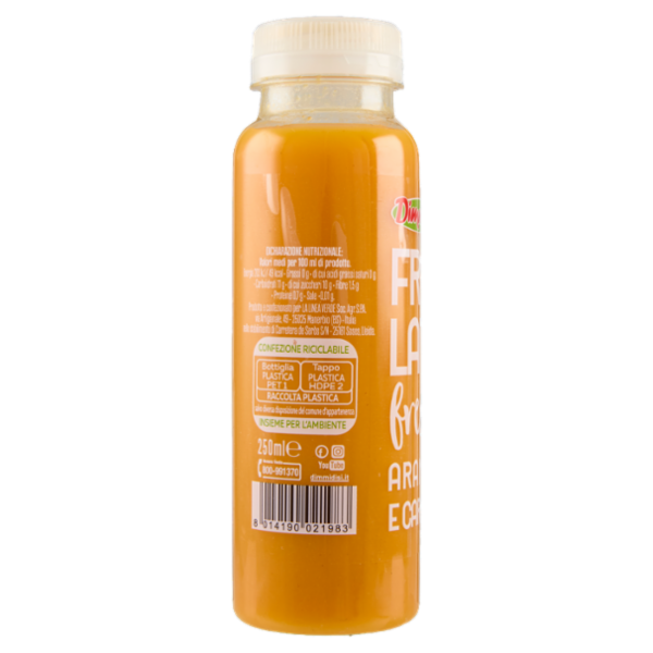 DimmidiSì Frullato fresco Arancia e Carota 250 ml