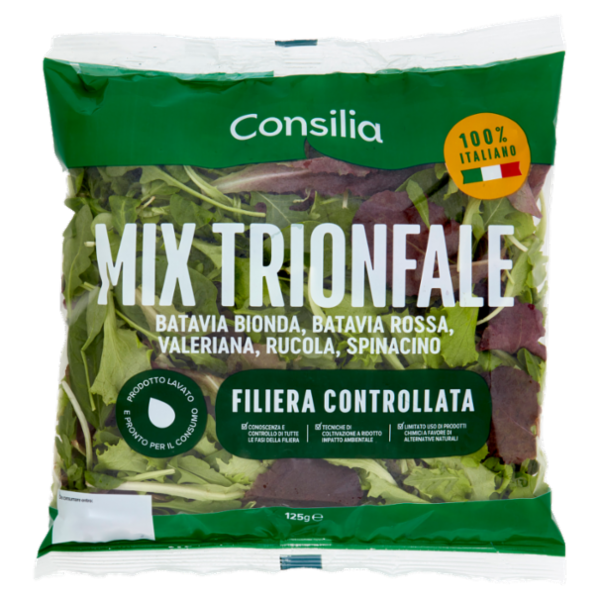 Consilia Mix Trionfale Lavato e Pronto per il Consumo 125 g