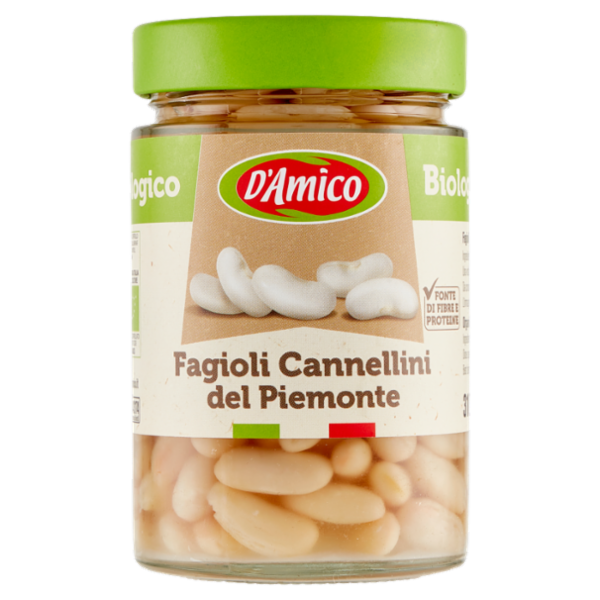 D'Amico Fagioli Cannellini del Piemonte Biologico 310 g