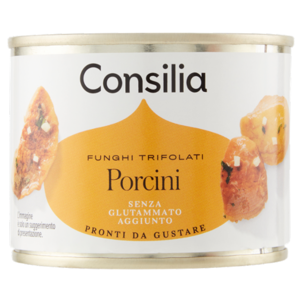 Consilia Funghi Porcini Trifolati in Olio di Semi di Girasole 180 g