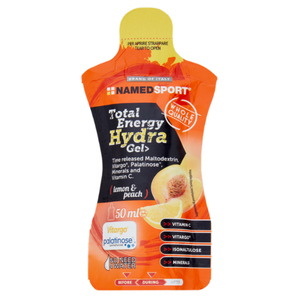 NamedSport Total Energy Hydra Gel> lemon & peach 50 ml