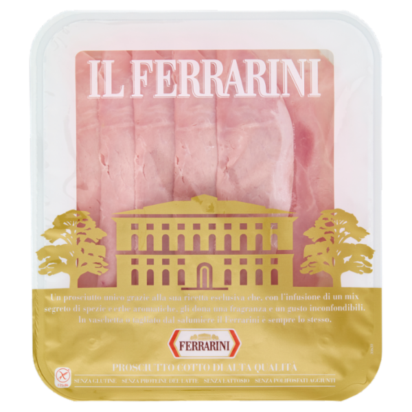 Ferrarini il Ferrarini Prosciutto Cotto di Alta Qualità 120 g