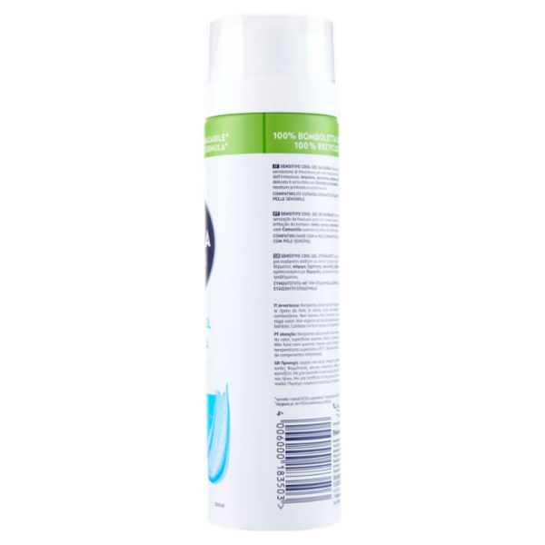 Nivea Men Sensitive Cool Gel da Barba 200 ml